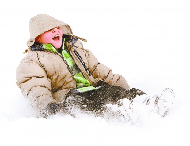 Sledding in Davenport